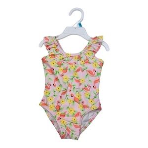 Little Me Flamingo Swimsuit Size 6-9 Months